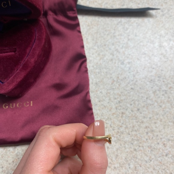 GG running ring in yellow gold - Picture 3 of 5